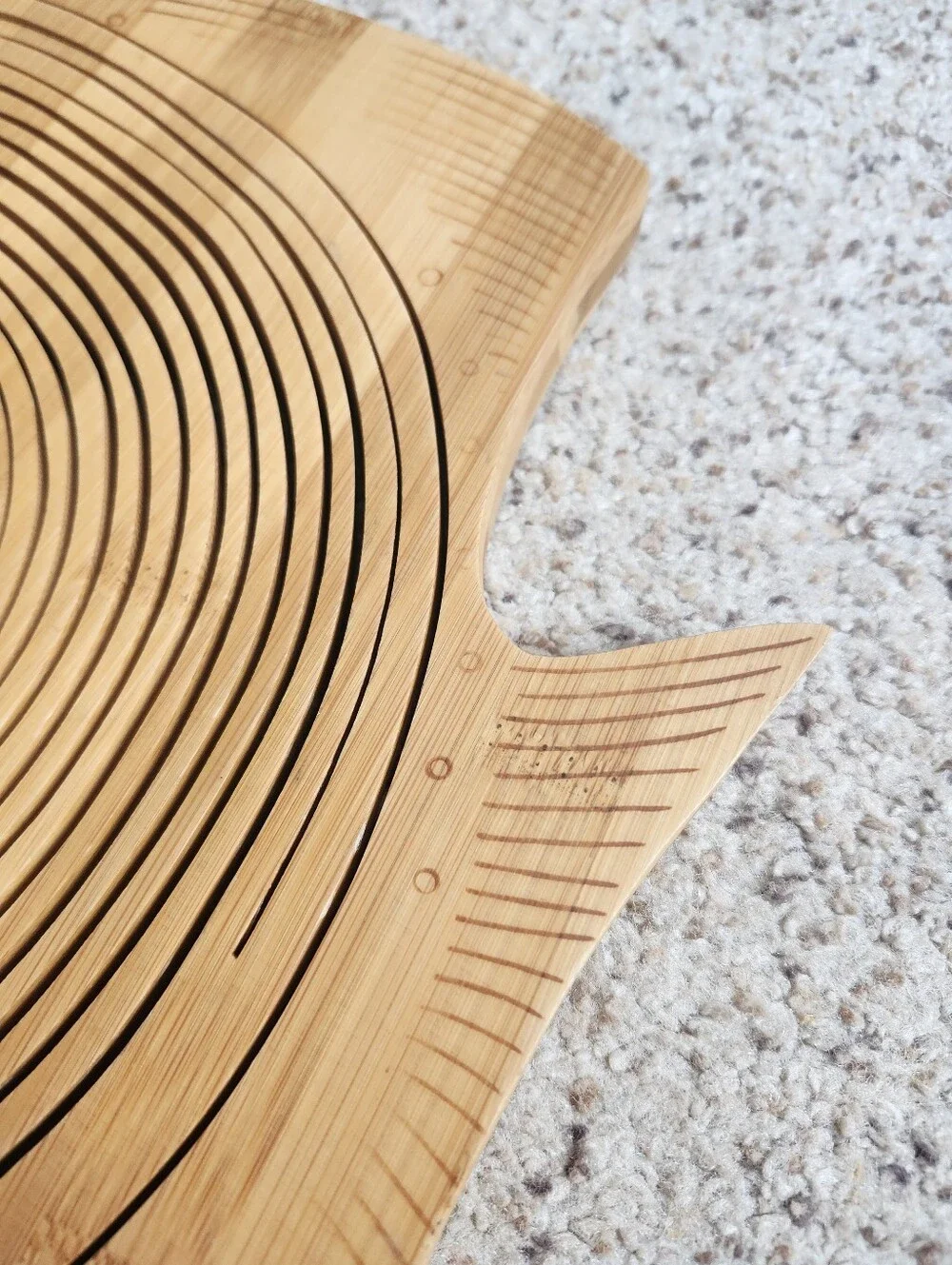 Vintage Fish-Shaped Wooden Basket